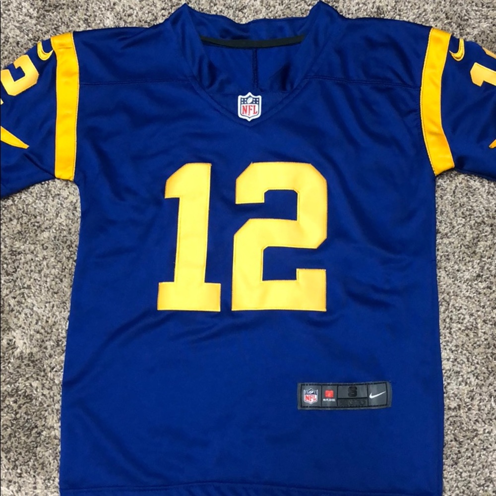 NFL kids YOUTH small Rams COOK 12 jersey